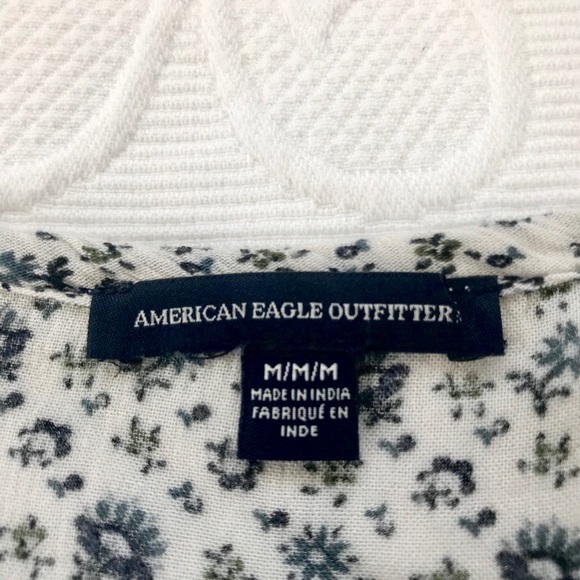 NWOT American Eagle Long Sleeve Boho Blouse - Picture 4 of 5